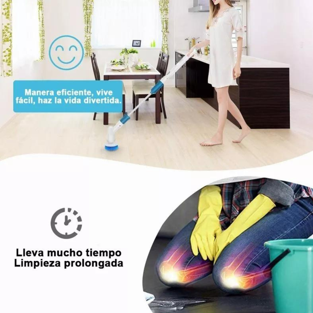 Cepillo De Limpieza Eléctrico 7en1 🪥🛁