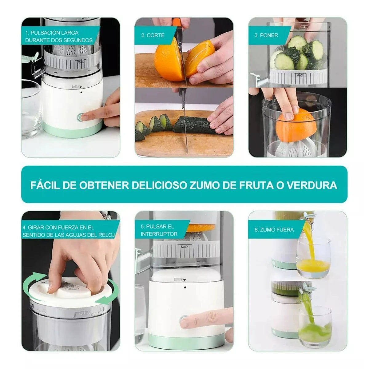 Exprimidor de frutas Eléctrico Juicer